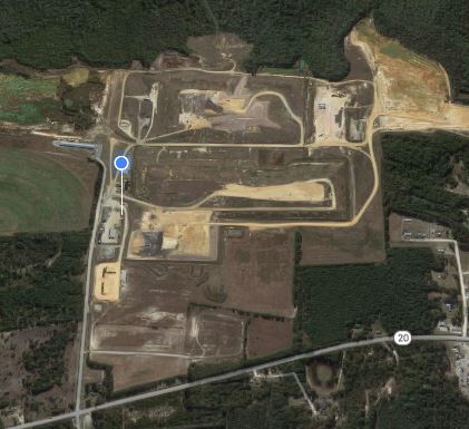 Google Earth Image of Landfill
